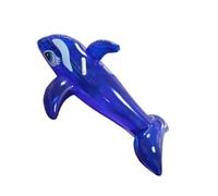 Generic Galleggiante per Piscina Gonfiabile per Adulti a Forma di Balena Carina da Cavalcare per Nuotare e Divertirsi in acqua. Dimensioni per Adulti in PVC 59,1x34,6x21,7 Pollici