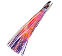 Generic Ganci esche for gonna di calamari, esche da traino da pesca, esca di pesce inchiostro a testa di rame, esca for pesca d' di mare di trascinamento for il delfino di tonno marlin e (viola aranci