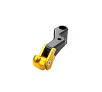 Generic Gancio Appendiabiti Ribaltabile in Alluminio con Morsetto Stabile per Casco Borsa Oggetti Quotidiani Adatto per cicletta Pendolarismo, Oro