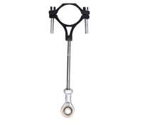 Generic Gancio di Collegamento per Rimorchio da Campeggio Gancio di Traino Durevole per Auto Cingolate CROSSRC TL4 e MJX H8H RC Costruzione in Lega 1 unità (BLACK)