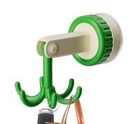 Generic Gancio Rotante Portautensili, Gancio Adesivo Stabile per Utensili da Cucina, Design Girevole a 360°, Montaggio Adesivo, Materiale PET+ABS+PC