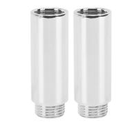 Generic Generic Braccio di Prolunga per Soffione Doccia in Acciaio Inossidabile Regolazione Efficace Dell'altezza e Dell'angolo per il Bagno 2 Pezzi (6,1 cm/2,4 pollici) (6,1 cm/,4 pollici)