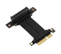 Generic Generic Cavo di Prolunga per Scheda Grafica GPU di Quarta Generazione Ampia compatibilità 90 Gradi PCIE 4.0 X4 Riser 8 GB/s per Giochi Estremi, ABS/PCB (10) (5 cm)