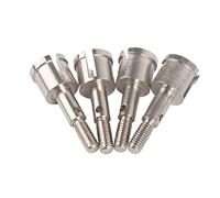 Generic Generic Coppa Dell'albero Motore Dell'Asse della Ruota in Acciaio Resistente e Durevole per Auto RC HSP 1/10 Argento, Asse della Ruota Dell'Auto Telecomandata, Asse della per Auto RC 1/10 HSP