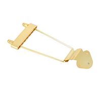 Generic Generic Cordiera per Ponte per Chitarra Jazz Regolabile Base in Palissandro Decorazione in Metallo Viti Chiavi per Musicisti a 6 Corde Argento SG (GOLD) (GOLD)