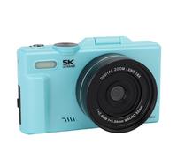 Generic Generic Fotocamera Digitale 5K HD 75MP con Messa a Fuoco Automatica Zoom 18x Fotocamera Mirrorless WiFi per Viaggi, Materiale ABS