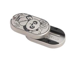 Generic Generic Giocattolo Scorrevole Sulla Punta delle in Metallo per Alleviare lo Stress, Meditare, Cronometrare, Abbandonare Cattive Abitudini, 1,89x1,1x0,51 Pollici