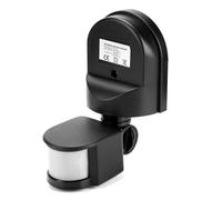 Generic Generic Interruttore della Luce del Rilevatore di Movimento a Infrarossi Regolabile per il Controllo degli Avvisi di Risparmio Energetico (BLACK) (BLACK)