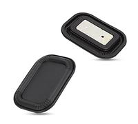 Generic Generic La Piastra Ausiliaria per Bassi Aumenta il Potenziale dei Bassi per gli Appassionati di Ad Alta velocità Materiale: Bordo in Gomma + Piastra Vibrante Ovale da 4 Pezzi (#1) (#1)