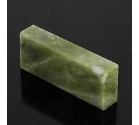 Generic Generic Pietra per Affilare la Pietra per Affilare, Strumento Durevole per Lucidare Coltelli da, Adatto per il Campeggio e L'uso All'aperto, Materiale in Naturale, Verde, 2 X 0,8 X