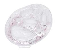 Generic Generic Portabevande Gonfiabile Vassoio Galleggiante per Piscina in PVC Snack Frutta Torte Vasca Idromassaggio da Spiaggia Leggero (Trasparente) (Trasparente)