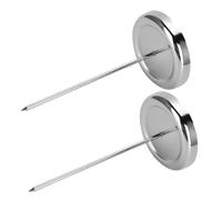 Generic Generic Portaricevute a Punta Dritta in Acciaio Inox Antiruggine per Aree di Servizio Ristorante 2pz