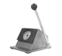 Generic Generic Taglierina per Badge Rotonda in Acciaio Inossidabile Strumento Efficiente per Punzonatura Grafica per Carte in PVC e Pelle di Carta, Facile da Usare per Progetti Fai da Te per