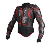 Generic Giacca Protettiva per Tutto il Corpo Bici Cross Antiurto per Motociclisti ATV di Motocross Nera (XL)