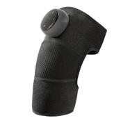 Generic Ginocchiera Riscaldata USB Ricaricabile Fascia Ginocchio Massaggiante Cordless Regolabile Motore Elettrico Materiale Confortevole Adatta C, Nero