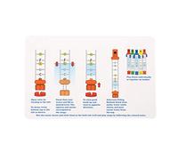 Generic Giocattoli da Bagno per Bambini con Flauti D'acqua - Set di Strumenti Musicali Colorati per Bambini Sopra i 3 Anni - 5 Flauti Non Tossici con Supporto