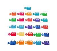 Generic Giocattoli Didattici con Lucchetto, Alfabeto, Combinazioni di Lettere E Matematica per Imparare a Contare, Gioco di Matematica per Bambini, NUMERO, Taglia unica bambino