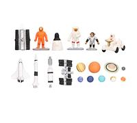 Generic Giocattoli Modello Spaziale Set da 19 Pezzi Squisito e Durevole per Bambini, Regalo Perfetto per Compleanni, Esplorazione dello Spazio