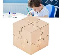 Generic Giocattolo a Forma Quadrata 3D in Lega per Allenare le capacità di Attenzione e Osservazione, Migliorare L'immaginazione e l'abilità Pratica, Colore Blu, 40 X 40 X Mm (GOLD)