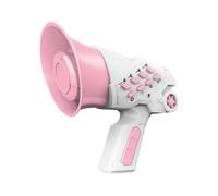Generic Giocattolo con 4 Voci Diverse, Altoparlante Portatile, Mini, Regalo di Compleanno Originale, Rosa, Taglia unica bambino