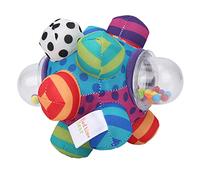 Generic Giocattolo con Campanella per Bambini, con Sonaglio, Giocattolo Lenitivo per lo Sviluppo Multicolore, per 0+ mesi. 1 per Bambini (Girare)