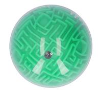 Generic Giocattolo con Palla Labirinto 3D per Bambini e Ragazzi, Gioco Puzzle in Plastica Resistente, Regalo per Allenare il Cervello Dai 6 Anni in su, Dimensioni Compatte (GREEN)