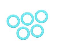 Generic Giocattolo con per Dentatura, Braccialetto per Dentatura in Silicone Morbido da 5 Pezzi (GREEN)