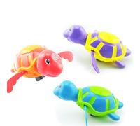 Generic Giocattolo da Bagno con Getto D'acqua per Bambini Piccoli, Simpatico Meccanismo di Carica, Giocattolo da Bagno Galleggiante per Divertimento e Divertimento, Materiale Plastico (Tartaruga