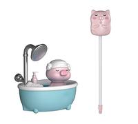 Generic Giocattolo da Bagno per Maialino Giocattolo da Bagno per Bambini in Plastica con Spruzzatore Carino per Bambina e Ragazzo Materiale: Plastica (BLUE)