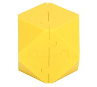 Generic Giocattolo di Assemblaggio di Blocchi di Puzzle Logico 3D per la Coordinazione del Cervello della Mano dei Bambini, Giocattolo Educativo in ABS per di Compleanno (YELLOW)
