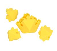 Generic Giocattolo di Assemblaggio Puzzle di Logica 3D per Bambini, Giocattolo Educativo Antistress per Bambini, Materiale ABS, Dimensione 2", Adatto a Persone Dai 3 Anni in su (YELLOW)
