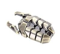 Generic Giocattolo di Concentrazione con Cursore per di Alta qualità Artigianale in Metallo per Uomini e Donne, Gadget Apribottiglie Portatile per Viaggi in Ufficio, Metallo (Bronzo)