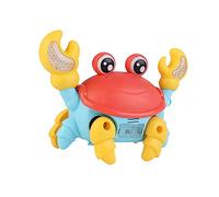 Generic Giocattolo di Granchio, Giocattoli Del Tempo, Giocattoli Divertenti Da Spiaggia per Bambini in Spiaggia con Acqua Simpatico Nuovo Giocattolo di Sabbia, rosso, Taglia unica
