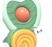 Generic Giocattolo Durevole a Ventosa per Bambini con Aspirazione Potente, Giocattolo Educativo per la Coordinazione tra Occhi e Mano, Ideale per il Bagnetto del Bambino, Massaggiagengive/nylon/PVC