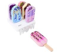 Generic Giocattolo Durevole della Gelateria in Legno, Set da Gioco Educativo per Gelati per Bambini per Sviluppare abilità Sociali in Contesti di Gruppo