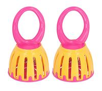 Generic Giocattolo Educativo con Sonaglio a Campana, Agitatore a Campana Jingle Portatile da 2 Pezzi per la Ricreazione dei Bambini