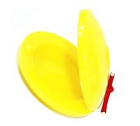Generic Giocattolo Educativo per Bambini in Plastica con Nacchere da Dito, Eccellente qualità del Suono Che Migliora la capacità di Percezione della Musica - Ideale per Corsi di Musica e Case (YELLOW)