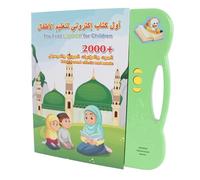 Generic Giocattolo Educativo per L'apprendimento Educativo del Libro Sonoro Interattivo per Bambini, Inclusa L'acquisizione della Lingua Inglese Araba, per Viaggi su Strada, Plastica Resistente 9,7