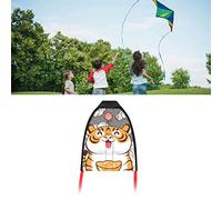 Generic Giocattolo Lanciatore di Aquiloni, Aquilone da Lancio Durevole per Bambini, Poliestere Divertente, 30 Metri, per Parcheggiare in Spiaggia (Tigre)