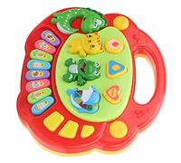 Generic Giocattolo Musicale, Musica per Nutrita con Giocattolo Qualsiasi Pulsante di Controllo Chiave di Comando Pulsante Portatile Bellissimo Aspetto per la Casa per il Giardino dei ((CP5097 rosso))