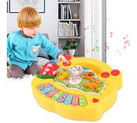 Generic Giocattolo Musicale per Bambini con Suoni di Animali Educativi con Caratteristiche di Sviluppo per i più Piccoli Plastica Atossica Portatile (CP5031A giallo)