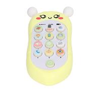 Generic Giocattolo per Cellulare per Bambini Simpatico Giocattolo Musicale in Stile Ape, Materiale Durevole per Giochi di Ruolo, Regalo Perfetto per i Bambini (Giallo con cordino)