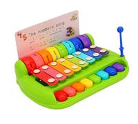 Generic Giocattolo per Strumenti Musicali per Bambini, Strumenti a Percussione Colorati per L'educazione Musicale Antica, Materiale ABS Sicuro, Dimensioni 21x16x6 Cm