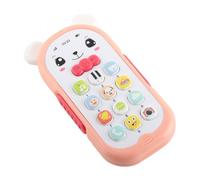 Generic Giocattolo per Telefono per Bambini Aspetto Carino Suono Morbido Meno di 65 Decibel Materiale ABS di Alta qualità Superiore a 6 Mesi ((rosa chiaro))