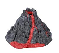 Generic Giocattolo Realistico del Vulcano in Eruzione con Effetti di Luce per Scene di Dinosauri e Progetti Scientifici per Uso Educativo 22 Cm