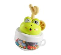 Generic Giocattolo Spruzzatore per Vasca da Bagno per Bambini con Pancia Trasparente con Suono di Sonaglio, Migliora il Divertimento del Bagnetto e Incoraggia le abilità Motorie, Giocattolo (Rana)