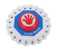 Generic Gioco con Alfabeto Dal Ritmo Veloce per L'apprendimento Interattivo, attività di Riconoscimento delle Parole Dal Gameplay Rapido per il Divertimento in Famiglia, 14x14x6 Cm (BLUE)