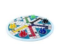 Generic Gioco da Tavolo Ludo per 6 Giocatori Set da Viaggio Gioco Interattivo per Famiglie per Tutte le età Gomma e Stoffa (Altezza 0,91 pollici Diametro 0,59 pollici)