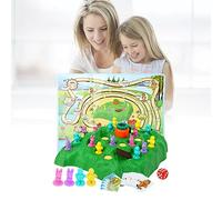 Generic Gioco da Tavolo Trappola per Coniglietto di Tartaruga Gioco Educativo Interattivo con Trappola per Lepre per Bambini con Personaggi Carini Materiale Plastico Sicuro