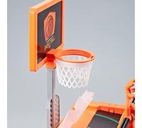 Generic Gioco di Basket da Tavolo per Bambini in Stile Biliardino per 2 Giocatori con Punteggio Elettronico per Divertimento Interattivo per Famiglie, Genitori e Figli (colore1)